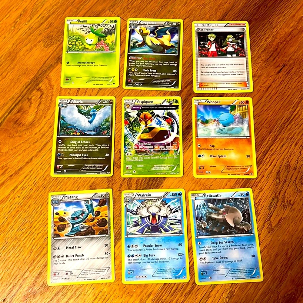 15 Pokemon Cards